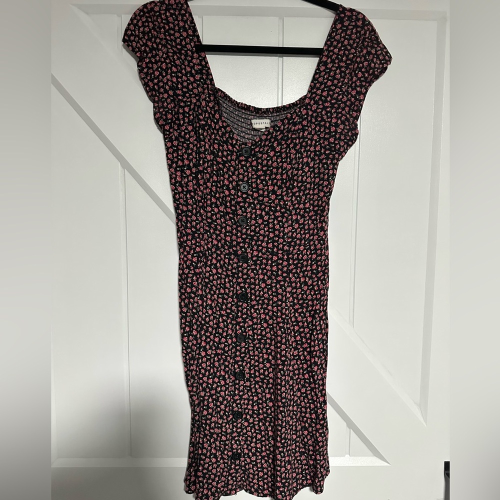 Aeropostale Black and Pink Mini Dress